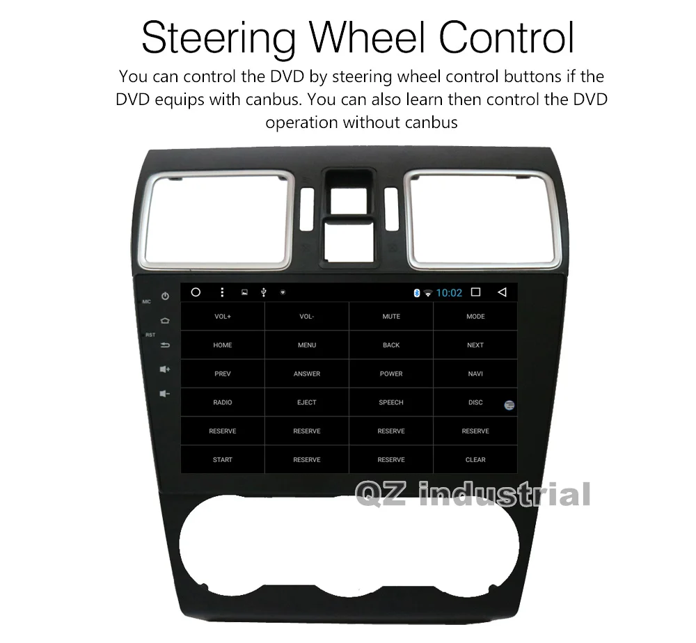 Sale QZ industrial HD 9inch Android T3 8.1 for Forester XV 2017 Car DVD Player With Canbus 3G 4G GPS WIFI Navi Radio Stereo RDS Map 8