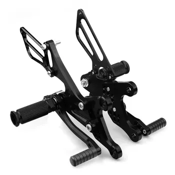 

BIKINGBOY Adjustable Rearsets Rear Sets Foot Pegs Rests for KAWASAKI ZX6R Ninja ZX-6R ZX6-R 2005 2006 2007 2008 Footpegs Racing