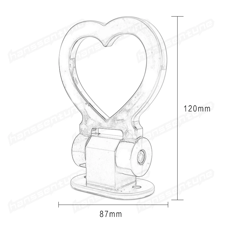 HANSSENTUNE Универсальный ABS манекен буксировочный крюк стильные аксессуары дизайн Тюнинг Автомобиля