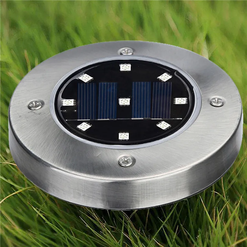Underground Solar LED Outdoor Power Buried Light Under Ground Lamp Outdoor Path Way Garden Lawn Yard Outdoor Lighting 35NE3015
