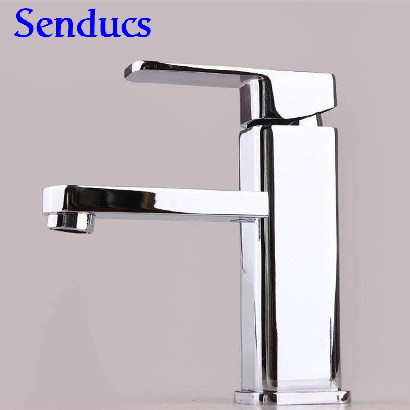 

Free shipping Hot cold basin faucet with single handle bathroom basin sink faucet by zinc alloy bathroom basin water faucet