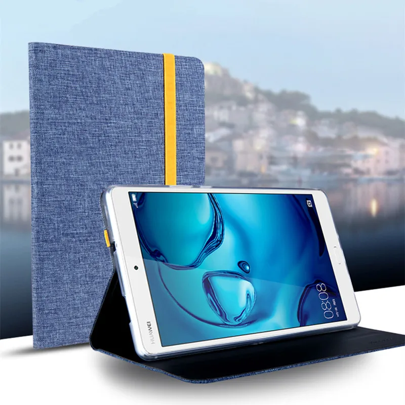 Чехол Funda для huawei Mediapad M3 Lite 8 0 CPN W09 AL00 тонкий умный чехол планшета из искусственной