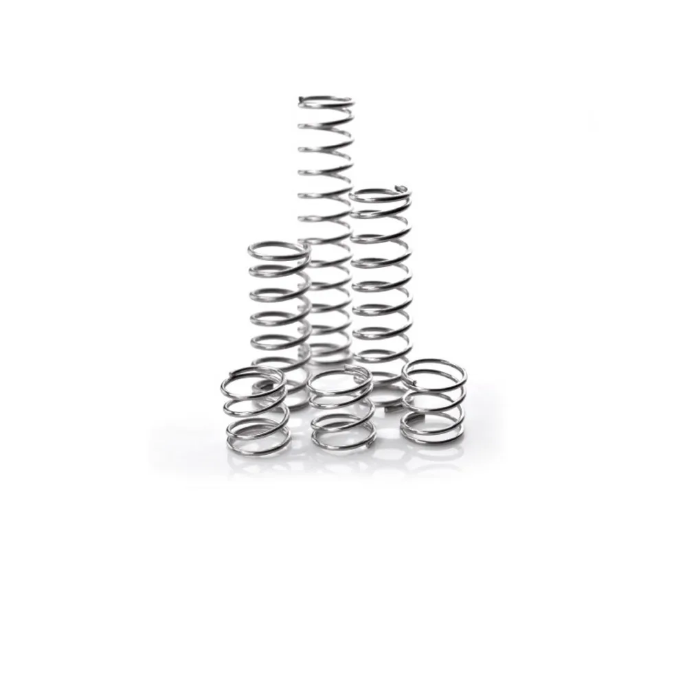 10pcs stainless steel compression spring non corrosive electrical