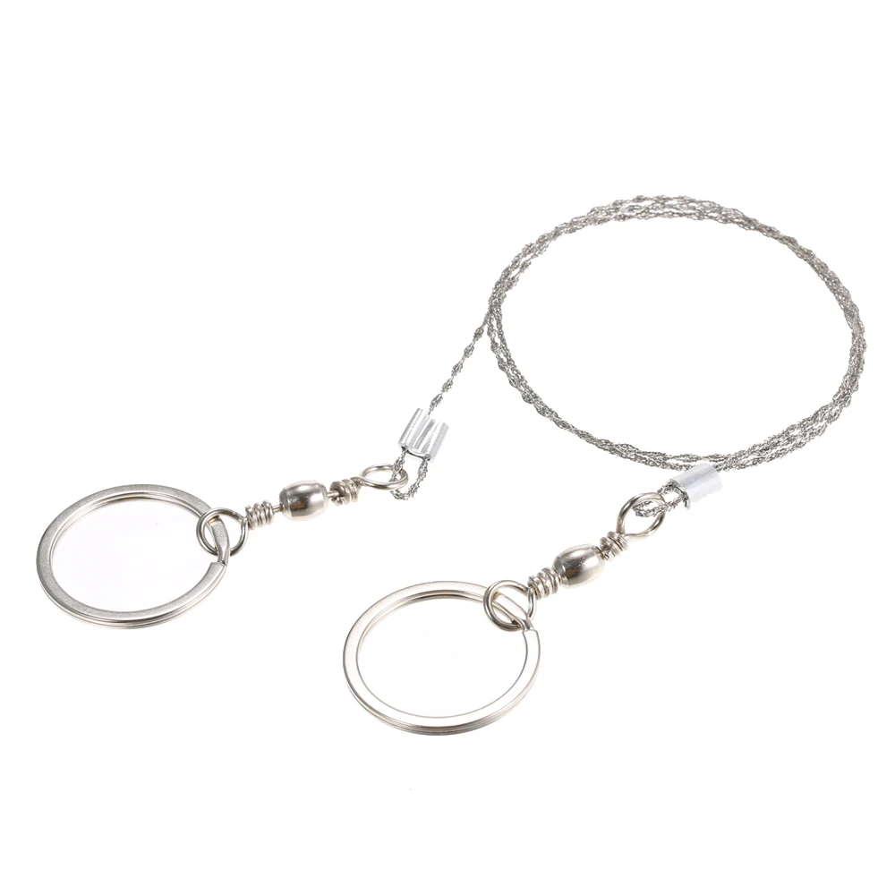 Outdoor Camping Saw Emergency Survival Gear Stainless Steel Wire Tool Kit Hand Pocket Wire Saw
