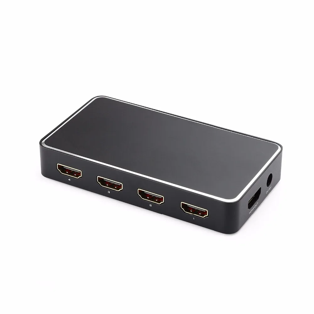 Tomsenn 4K x 2K 4 портовый высокоскоростной HDMI переключатель 4x1 с функцией картинка в