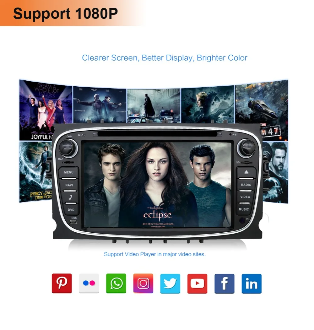 Perfect Bosion 8 Core Android 9 Car DVD Player 2 Din radio GPS Navi for Ford Focus Mondeo Kuga C-MAX S-MAX Galaxy Audio Stereo Head Unit 9 Perfect Bosion 8 Core Android 9 Car DVD Player 2 Din radio GPS Navi for Ford Focus Mondeo Kuga C-MAX S-MAX Galaxy Audio Stereo Head Unit 9