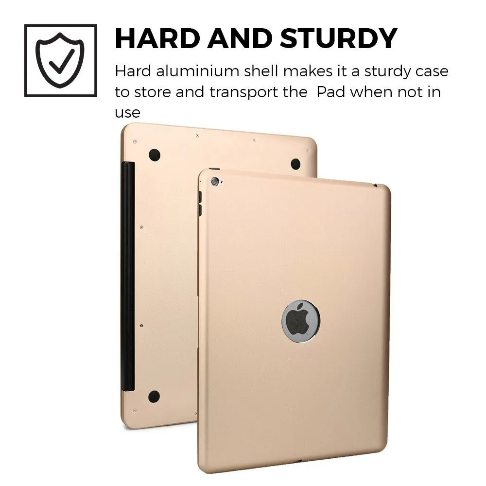 Чехол с Bluetooth клавиатурой для iPad Pro 12 9 алюминиевый чехол книжка + внешний