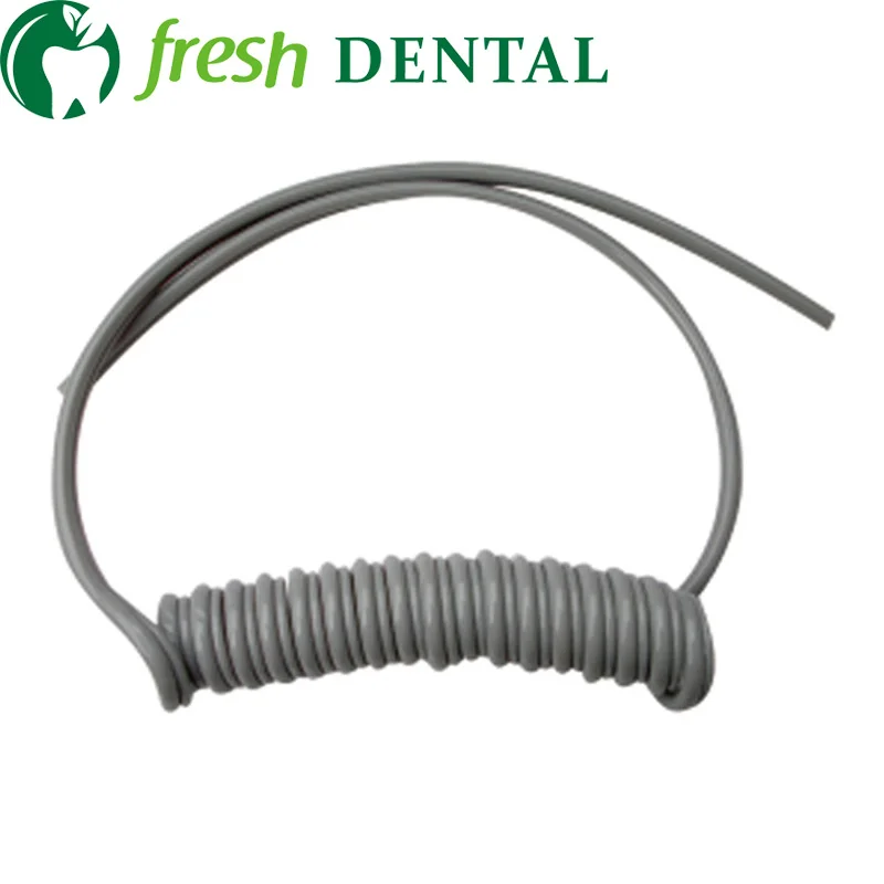 

1PC Dental 2 Holes High Speed Handpiece Hose Dental Chair Unit Tubing Spiral tube Without Connector Silicone Spiral Pipe SL1118