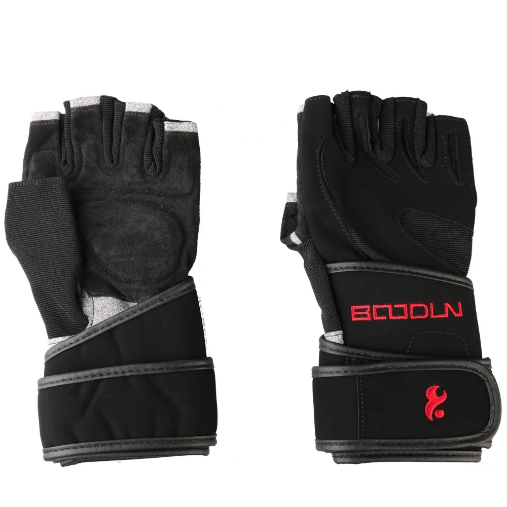 Boodun Gym Gloves Men Women Body Building Half Finger Fitness Gloves An-slip Weight Lifting Sports Training Fingerless Gloves Boodun Gym Gloves Men Women Body Building Half Finger Fitness Gloves An-slip Weight Lifting Sports Training Fingerless Gloves