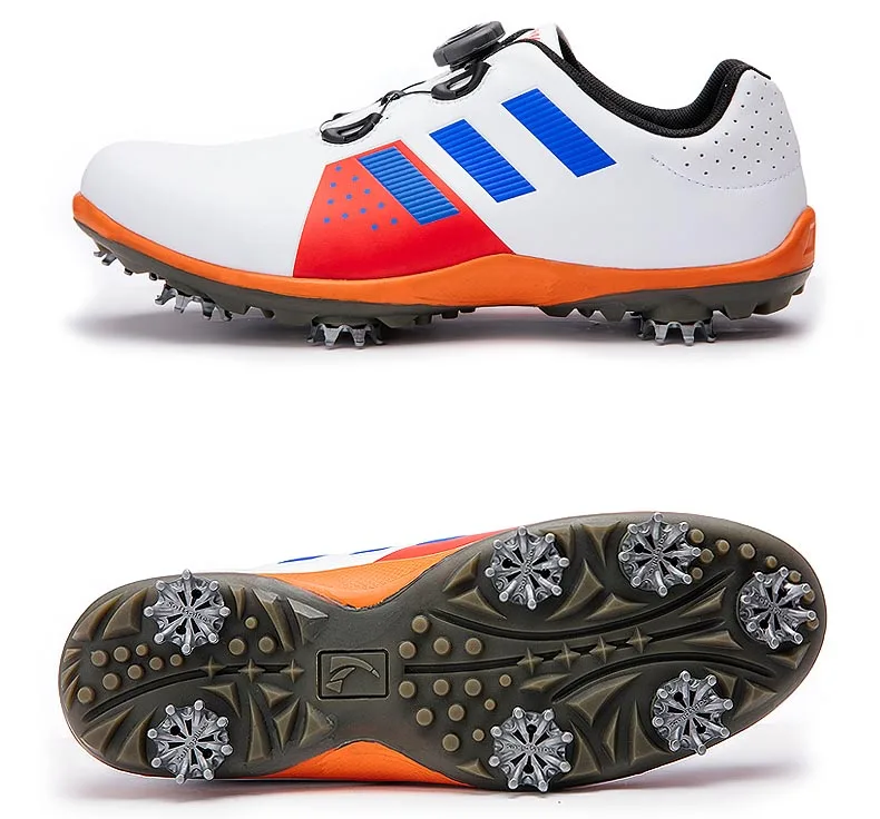 Новое поступление; обувь для гольфа; Мужская обувь; Синтетические Спортивные Водонепроницаемые кроссовки; широкая спортивная обувь