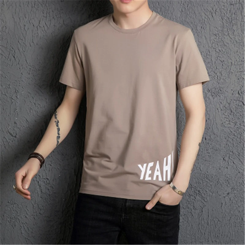 10pcs/lot 2018 New Summer Explosive Men's T-shirt Cotton Casual Short Sleeve O-Neck t-shirt Men Clothing 3XL Tops Tees