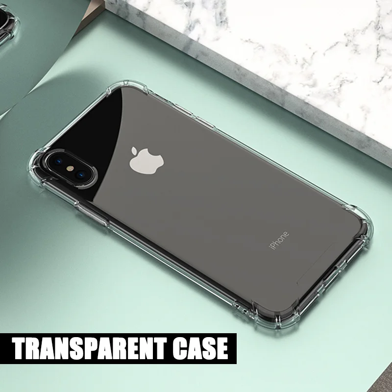 ZNP мягкий силиконовый чехол для телефона для iPhone 6 6s 7 8 Plus X XS чехол для Max XR чехол для Apple iPhone X XS Max XR оболочка Капа - Цвет: Transparent Case