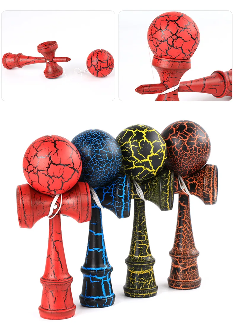 Обычный профессиональный шар Kendama, деревянные игрушки для улицы, умелый шар для жонглирования, игрушка для снятия стресса, Игрушки для раннего образования для детей