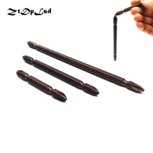 ZtDpLsd 1 шт. S2 отвертка с двойной головкой из легированной стали 65 мм 100 мм 150 мм биты с медным покрытием Крестовая Магнитная панель ручные инструменты