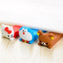 High Quality Door Stopper Silica Gel Baby Gate Safety Cartoon Stopper Cute Children Safety Door Seguridad Door Wedge Rubber Sale