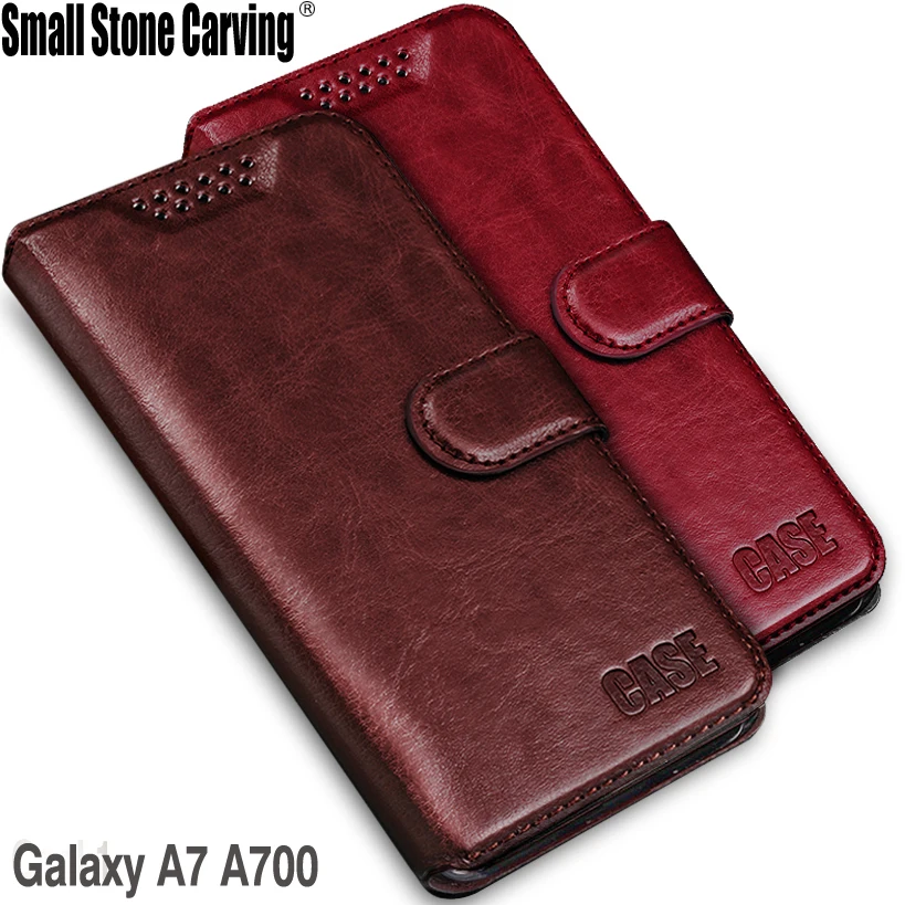 

For Samsung Galaxy A700 Case Silicon + PU flip leather Cases For Samsung Galaxy A7 2015 Case with stand function Coque Fundas