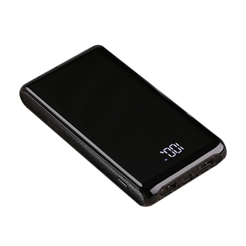 

6 Sections Power Bank Case Anti-slip Housing Mobile 18650 DIY Kit No Welding Charger Box Portable Storage Digital Display Black