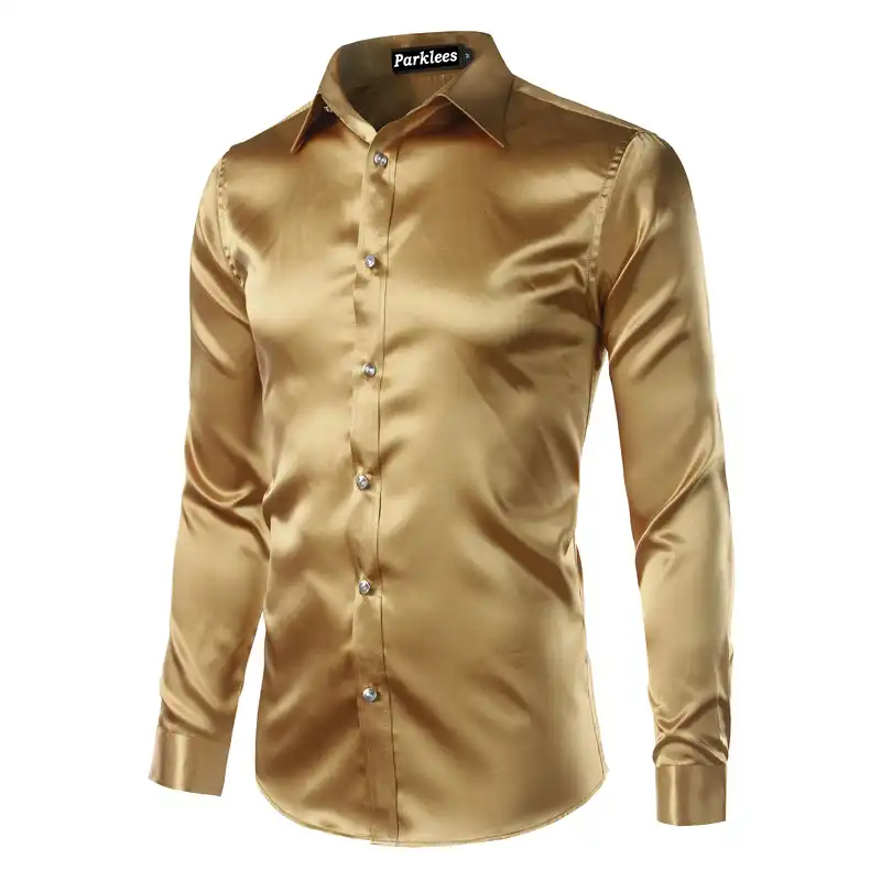 red and gold shirt mens