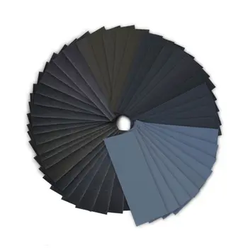 

72Pcs 400 to 3000 Grit Wet Dry Sandpaper Assortment 9 x 3.6 Inches for Automotive Sanding, Wood Furniture Finishing And Wood Tur