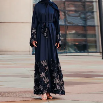 

KLV Women's Robes 2019 TOP Women Ethnic Robes Abaya Islamic Muslim Middle East Maxi Dress Bandage Kaftan 4.16