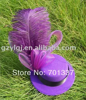 

wholesale Purple FASCINATOR ,dances,races,weddings,Party HAT costume flower hair Hat H22