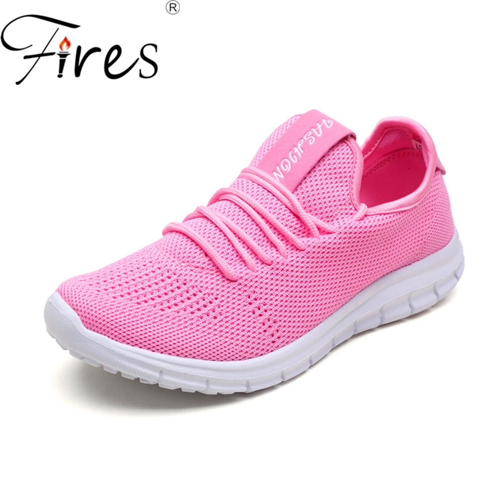 pink and black gym shoes