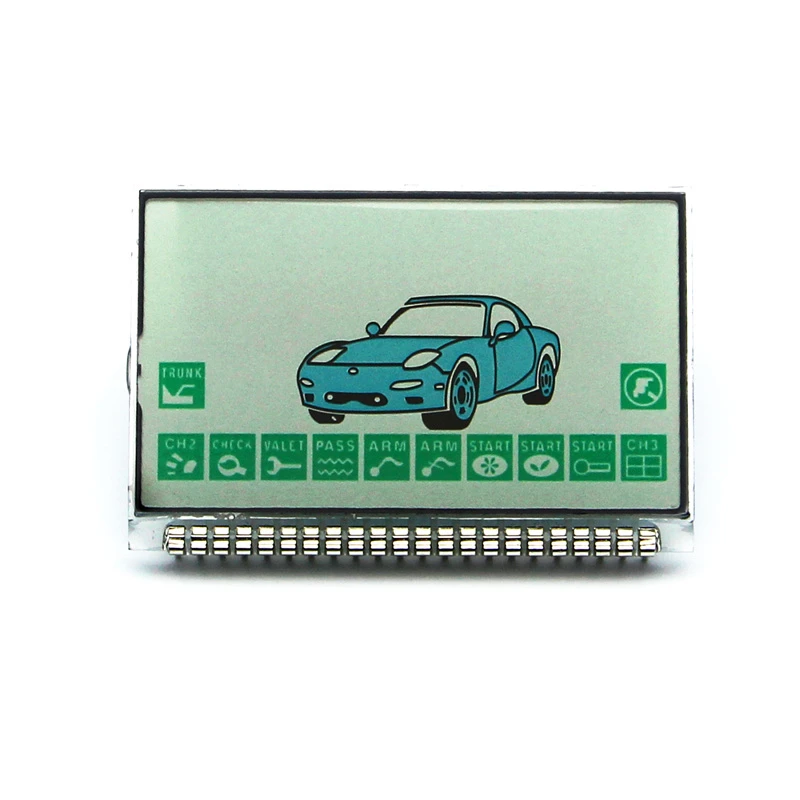 

A9 keychain LCD display for Russian Version Two way car alarm system Starline A9 lcd remote control Key Chain Fob