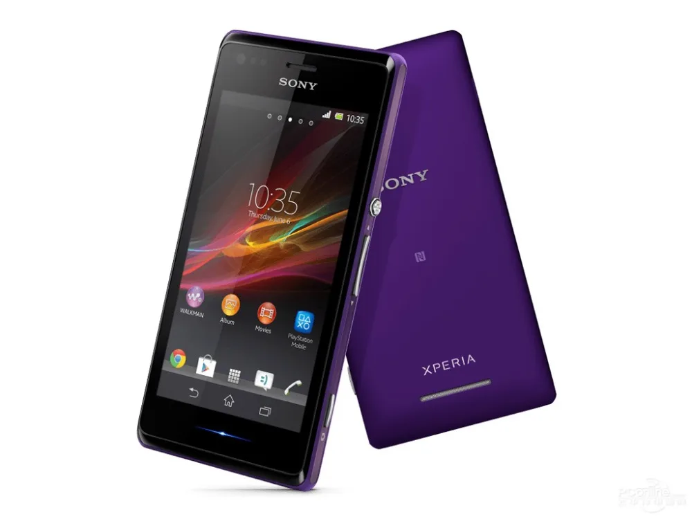 sony Xperia M C1905 разблокирован 1 ГБ ОЗУ 4 Гб ПЗУ 4," Android двухъядерный 5 Мп камера смартфон wifi 720P 3g мобильный телефон