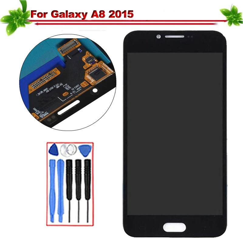 

Replacement for Samsung Galaxy A8 2015 A800 A8000 A800F LCD Display Touch Screen Digitizer Assembly for Galaxy A8 lcd Oled