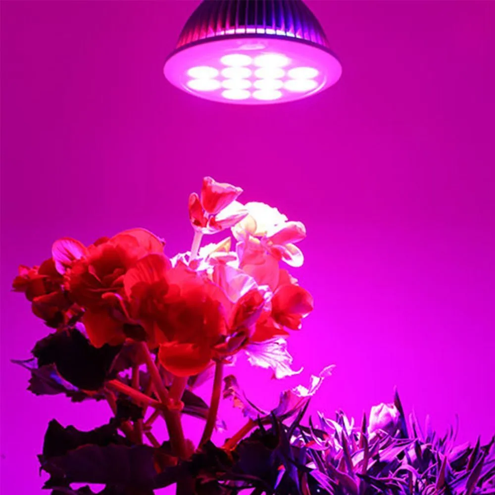 [DBF] полный спектр растений с/х Светодиодная лампа лампы освещения для семян Hydro Цветочная теплица Вег Крытый сад гидропоники E27
