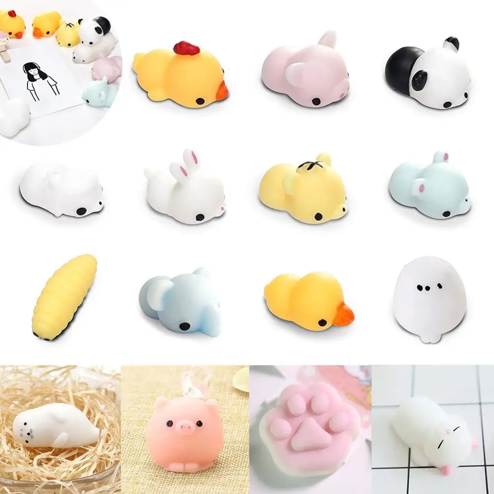 Сжимаемый животный Mochi Кот сжимаемые игрушки лечебное удовольствие для СДВГ