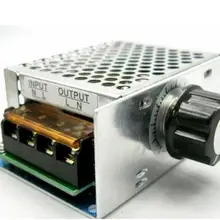 4000 Вт 220 В Ajuste SCR напряжение управляющий регулятор de Velocidade сделать двигатель диммер Termostato