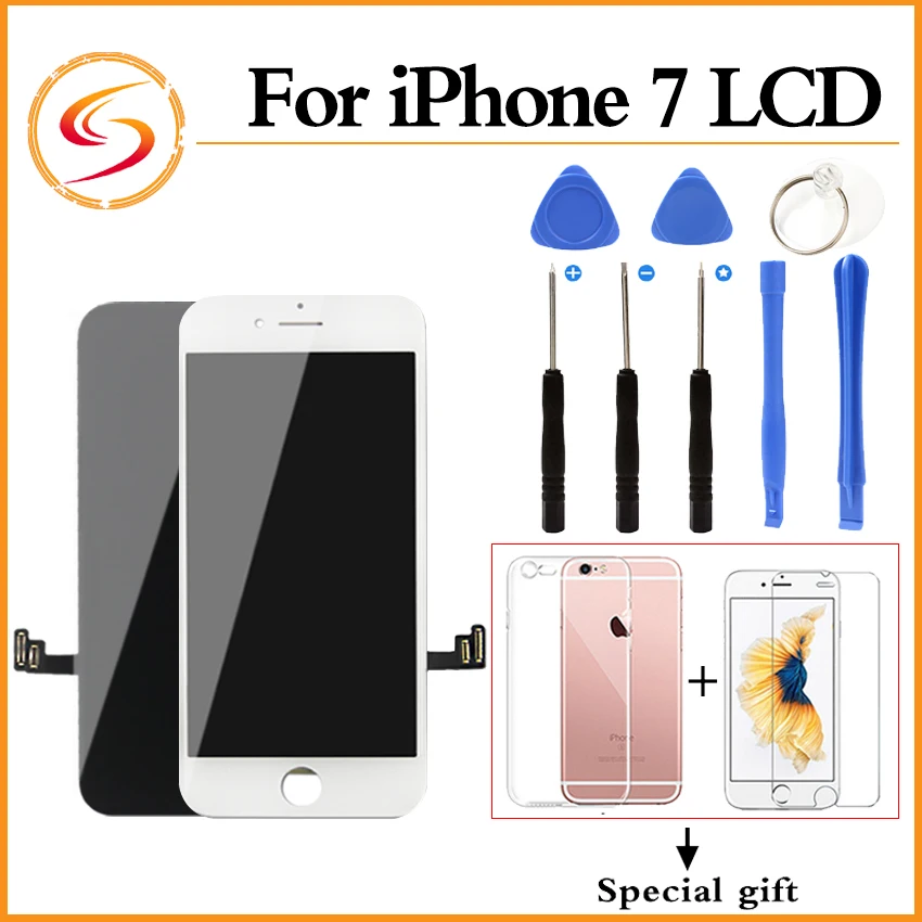 Prix pour Aaa + + + qualité pour iphone 7 lcd avec 3d force tactile assemblée d'écran 100% marque nouvel affichage livraison gratuite Prix pour Aaa + + + qualité pour iphone 7 lcd avec 3d force tactile assemblée d'écran 100% marque nouvel affichage livraison gratuite