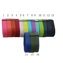 500 шт./лот сменный резиновый ремешок с металлическими застежками для Fitbit Flex браслета без трекера Быстрая