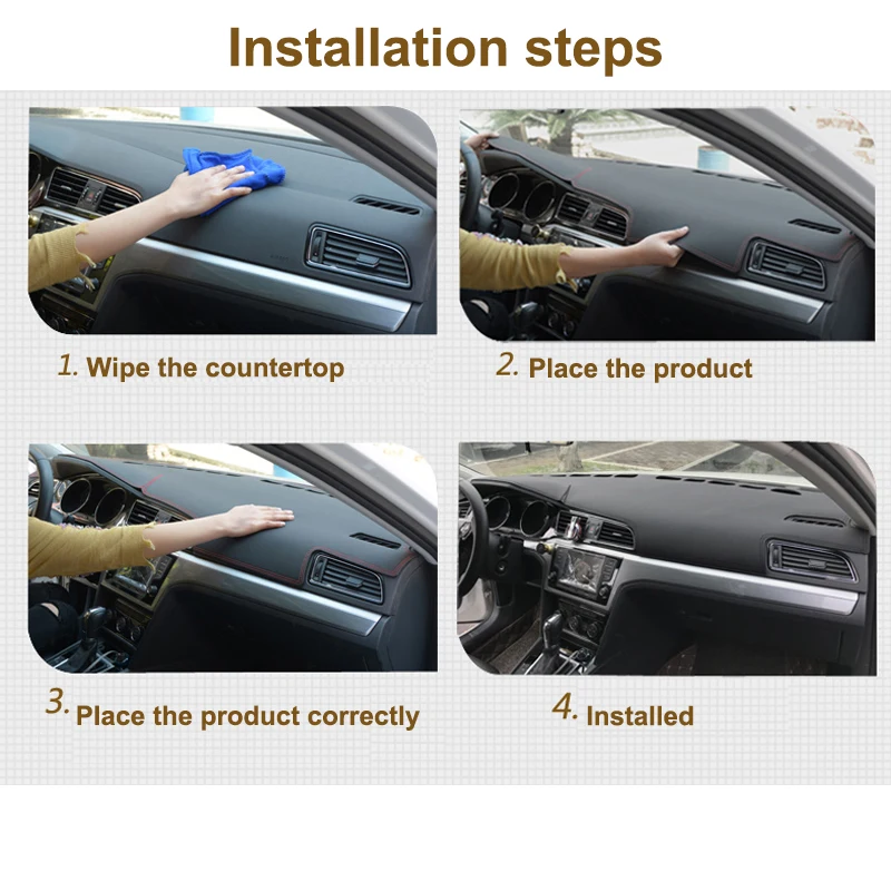 Приборной панели автомобиля чехол для Volkswagen Touareg 2003 2004 2005 2006 2007 2008 2009 2010