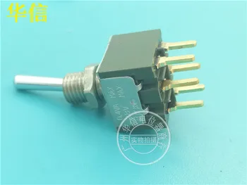 

Original new 100% Japan import M-2023P4 0.4VA 28V 0N-0FF-0N 6pin 3gear toggle switch shake head switch
