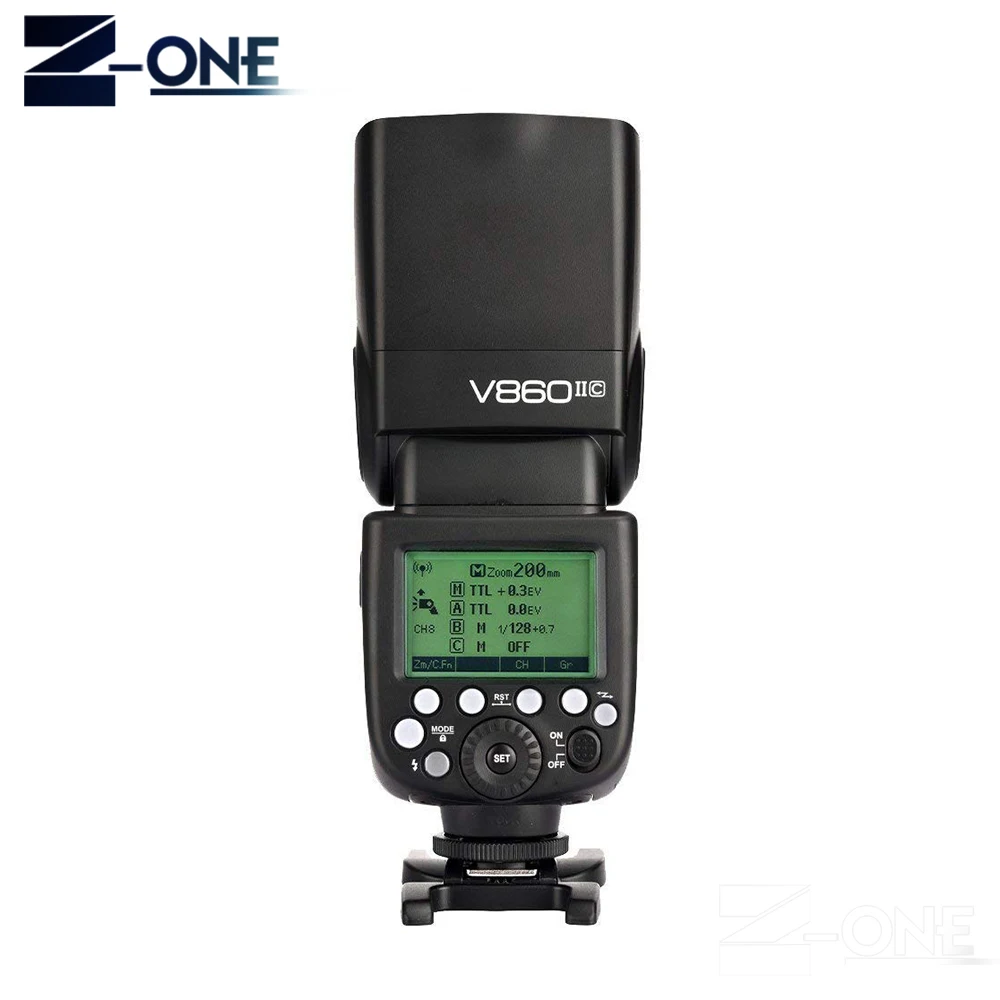 Godox Ving V860II V860II-C/N/S/F/O E-TTL HSS 1/8000 Speedlite вспышка для Canon Nikon sony DSLR камера без VB-18 батареи