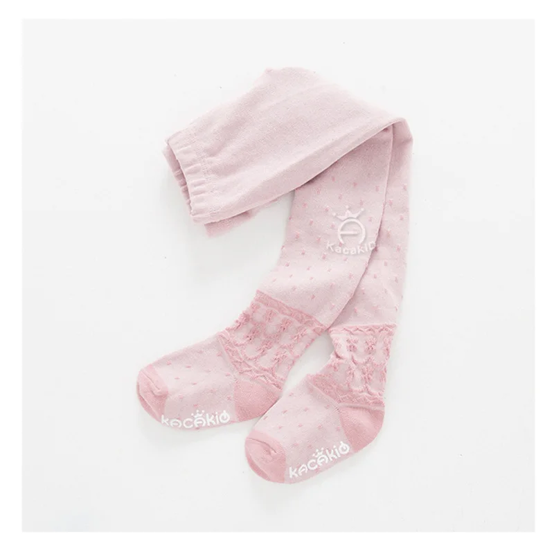 Children Clothing Casual Baby Girls Tights Combed Cotton infant Spring Autumn white pink