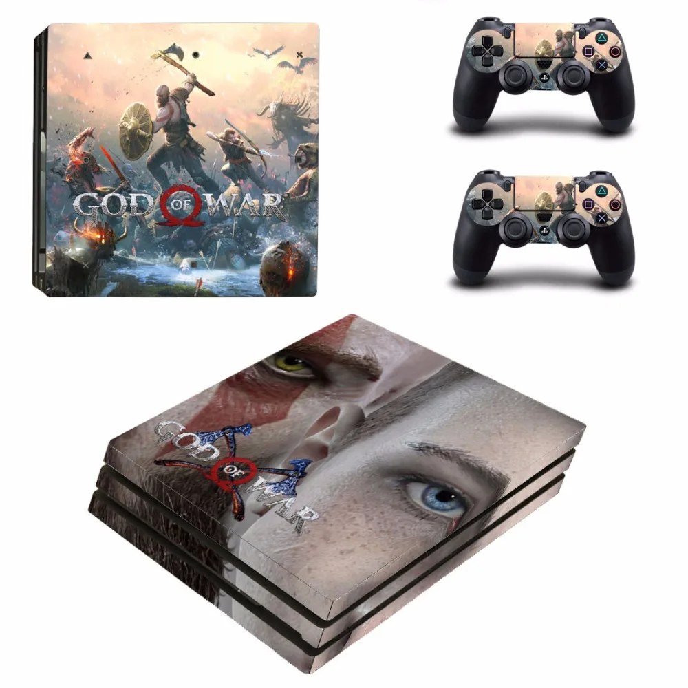 God of War 4 PS4 Pro наклейка для sony playstation 4 Pro консоль и контроллер для Dualshock 4 PS4 Pro наклейка s Наклейка виниловая