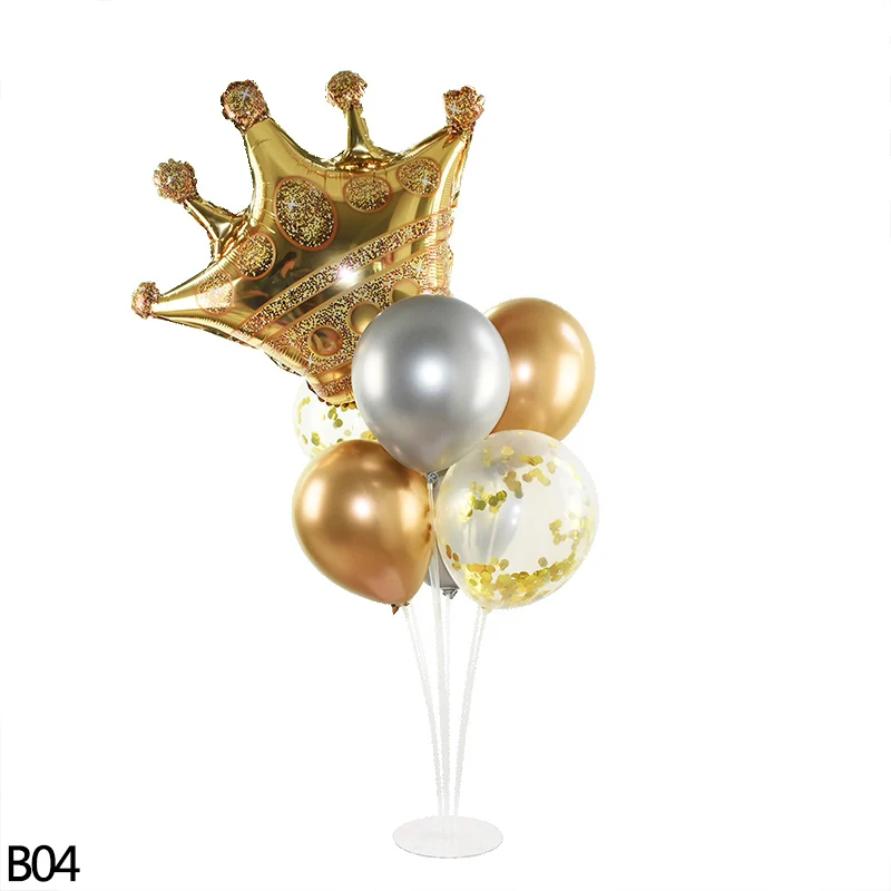Держатель воздушных шаров на день рождения, подставка для стола, плавающий латексный шар для свадьбы, дома, надувные шары, Декор - Цвет: B04