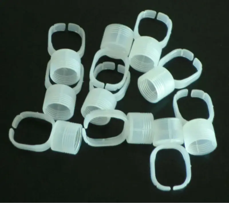 

Permanent Makeup Easy Ring Ink Holders 100Pcs Medium Size For colors ink supply