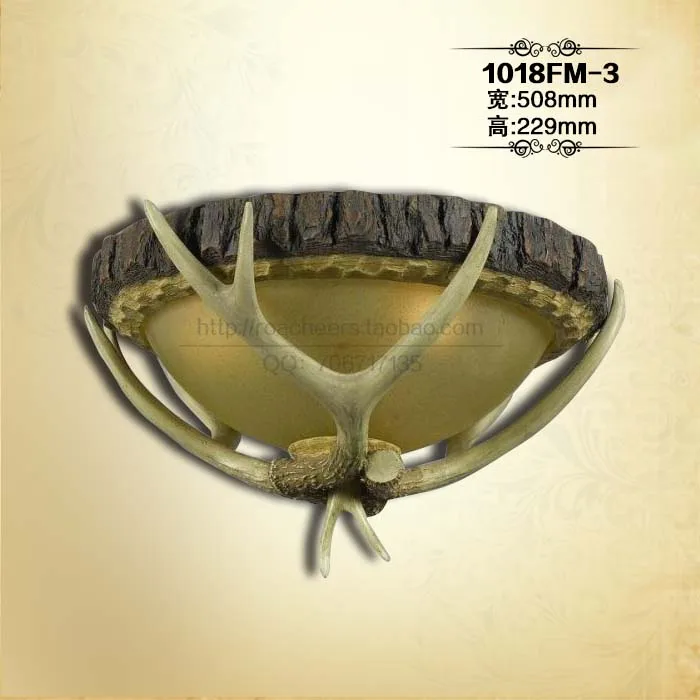 Achetez en gros antler ventilateur de plafond en ligne à des ... Bois Créatif plafond
