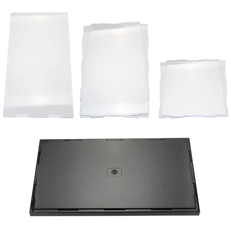  Acrylic Assembly Transparent Display Case Model Building Kits Toy Anime Action Figure Military Sold
