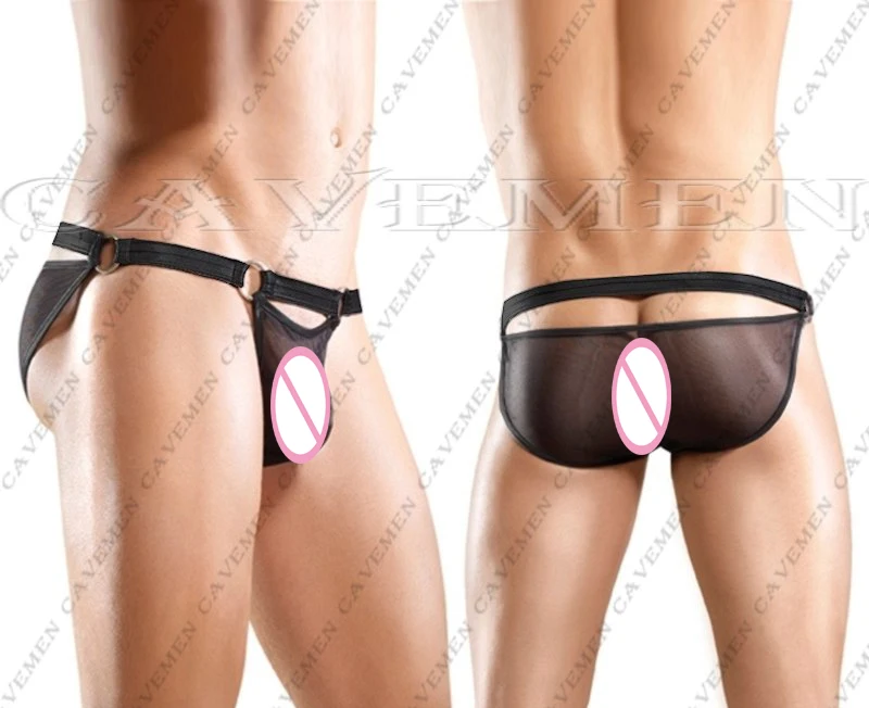 

Midriff Hanging metal ring * 3294 *sexy men lingerie T-Back Thong G-String T pants Brief Underwear free shipping