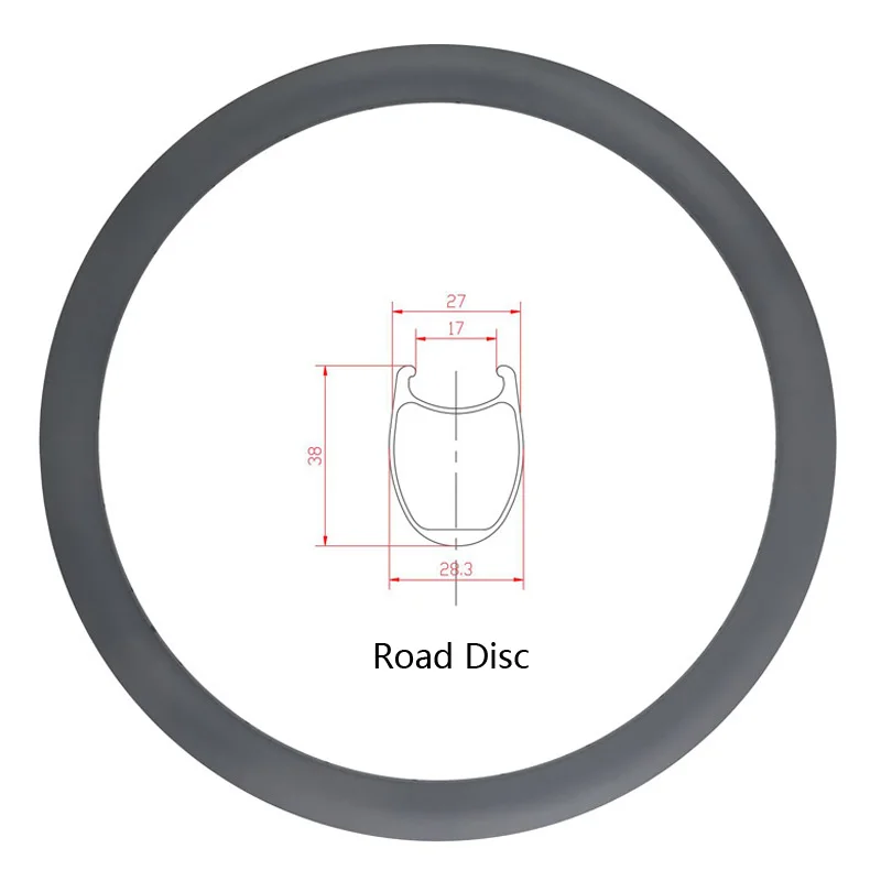 700c 38 мм клинчер 27 мм широкий дорожный дисковый тормоз карбоновый обод для велокросса, шоссейный обод велосипеда внутренняя ширина 17 мм 16 20 24 28 32 36 отверстия