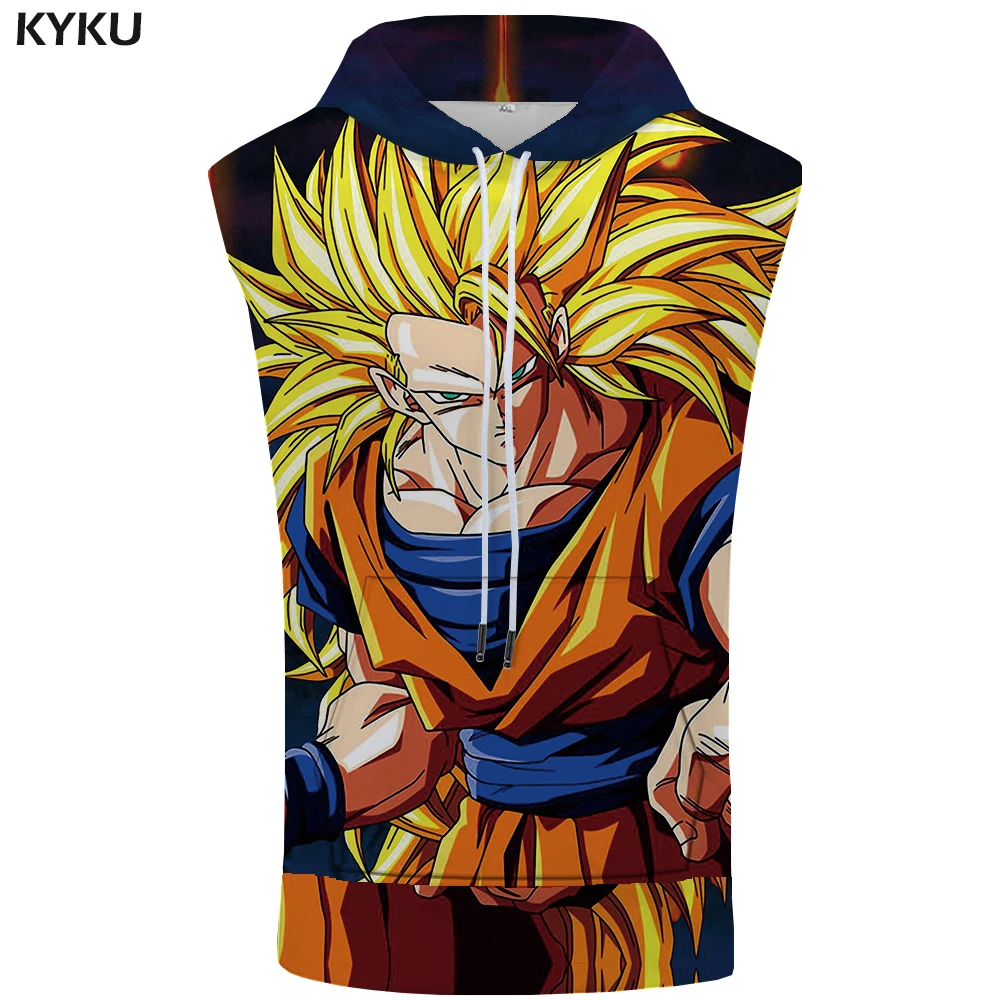 Buy KYKU Dragon Ball Sleeveless Hoodie Goku Coat