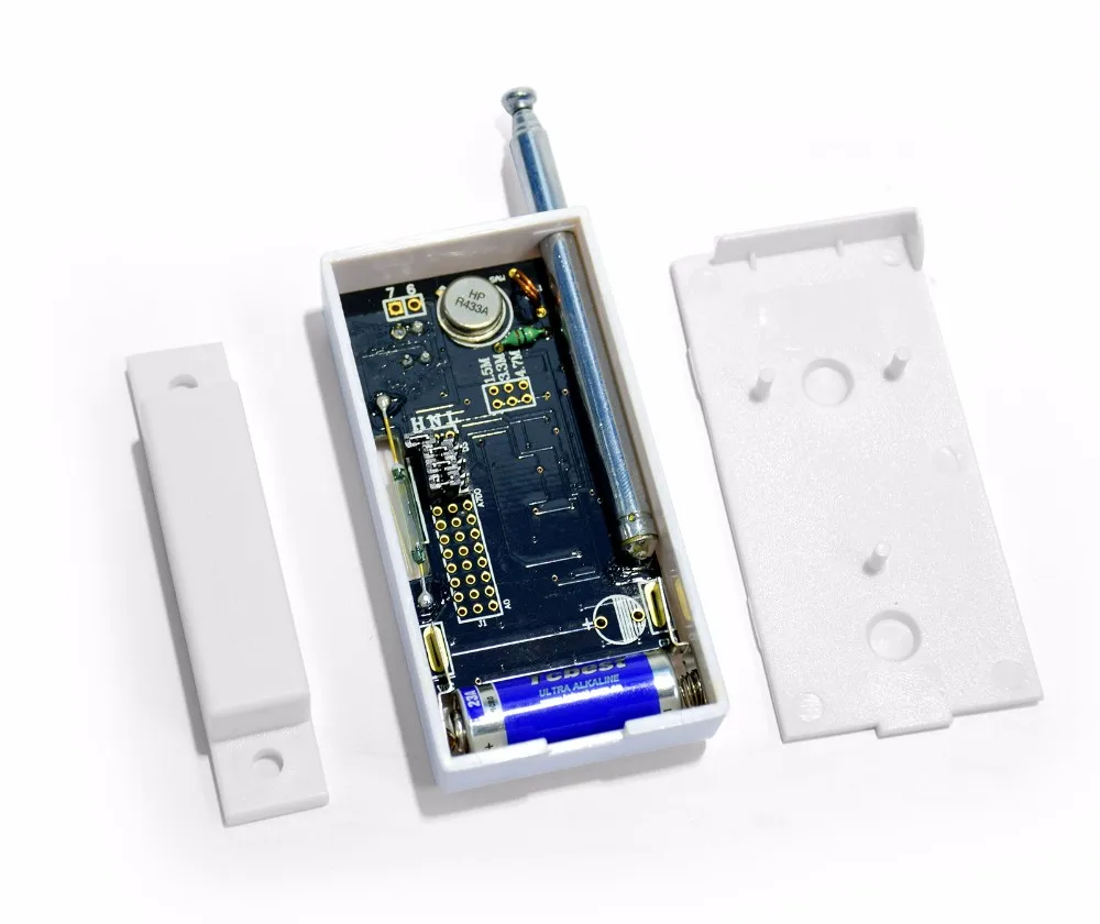 433 мГц междугородние дверь/окна Сенсор для сигнализации Системы дверной контакт