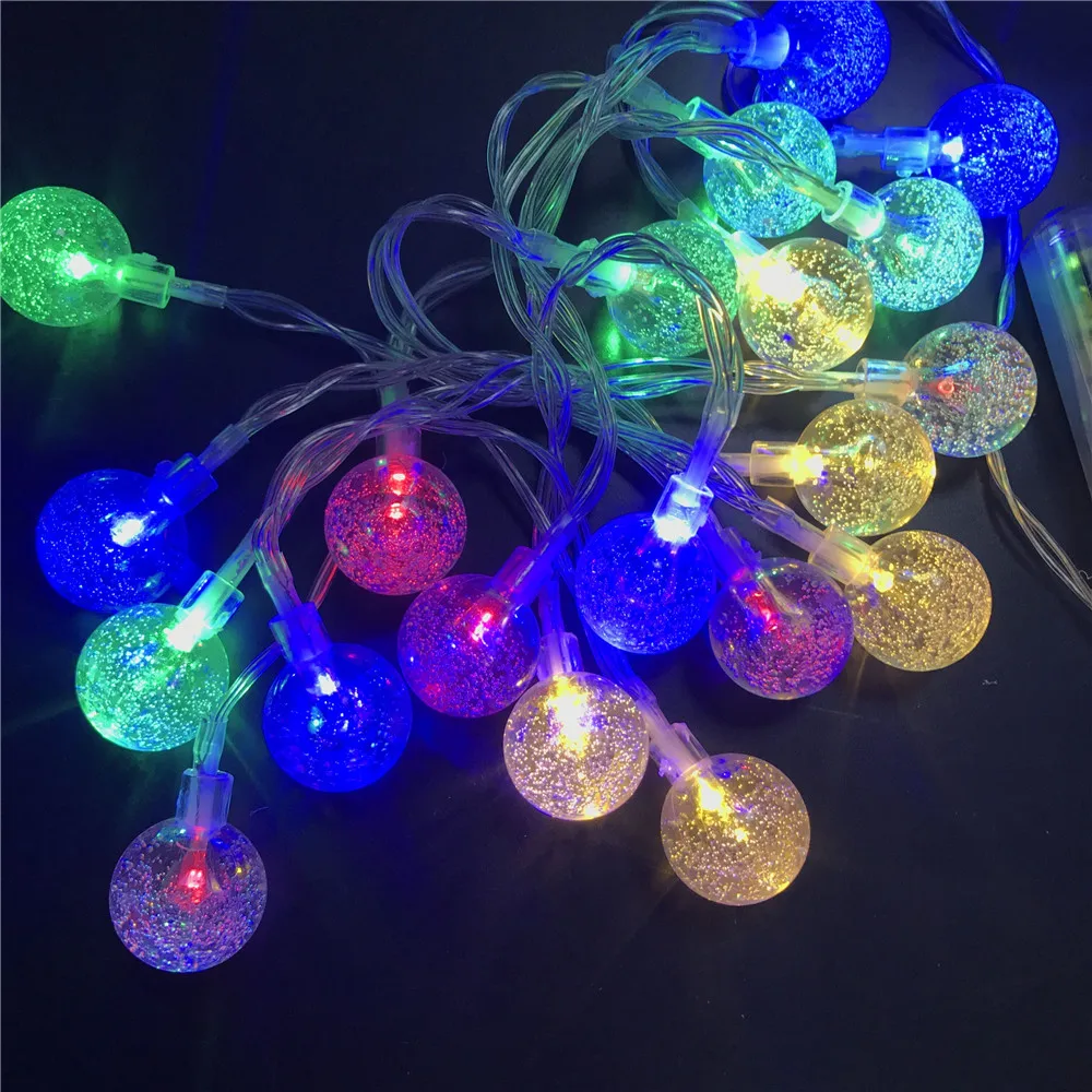4M Globe Festoon Ball LED String Light Warm White Fairy Holiday Light For Party Christmas Wedding Decoration Battery Operated 4M Globe Festoon Ball LED String Light Warm White Fairy Holiday Light For Party Christmas Wedding Decoration Battery Operated