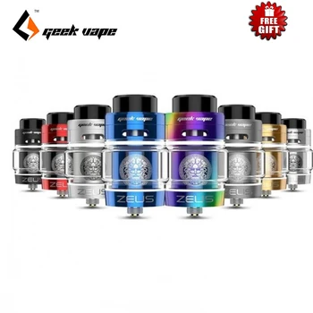 

Geekvape Zeus Dual RTA Electronic Cigarettes Atomizer 5.5ml Tank Capacity leak proof top airflow system E Cigarette RTA