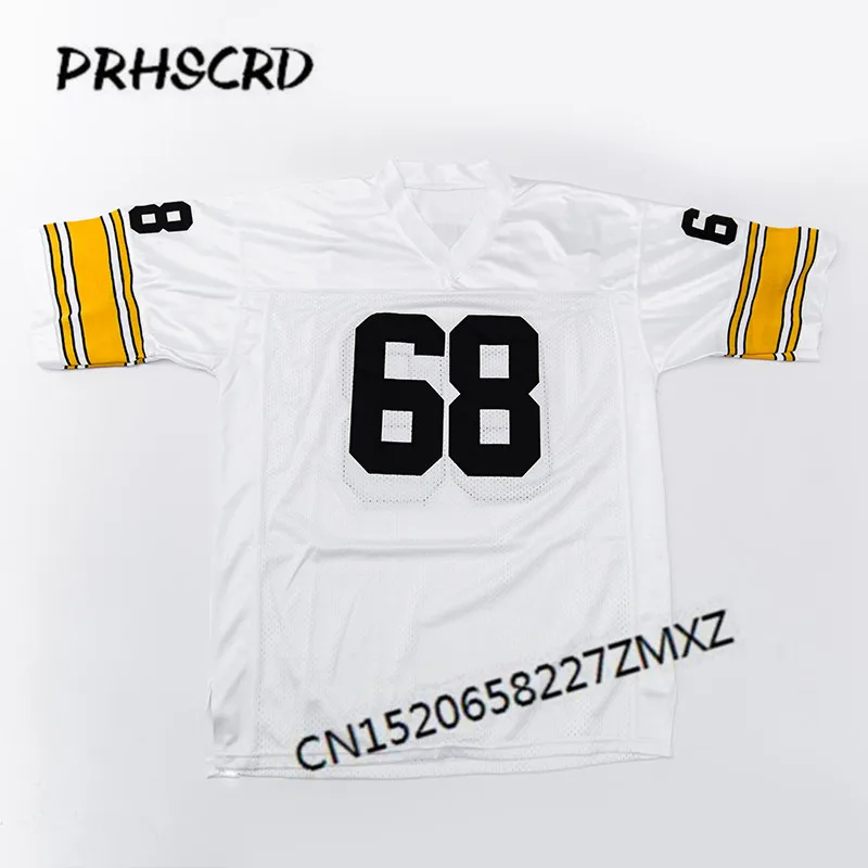 

Retro star #68 L.C.Greenwood Embroidered Throwback Football Jersey
